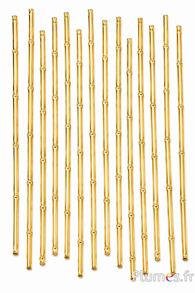 Bambusstab - 40 cm - gold
